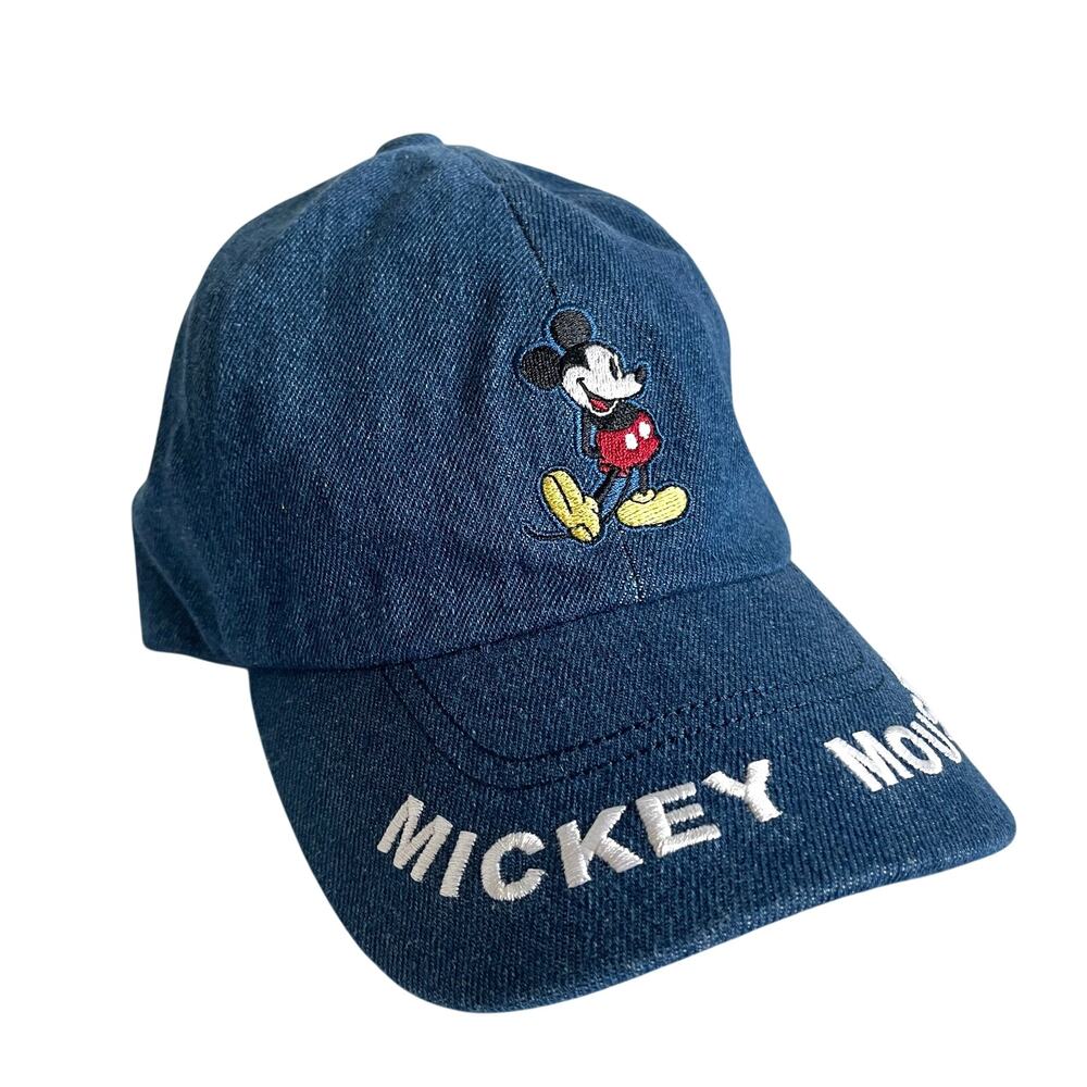 Tokyo Disney resort Mickey Mouse Kids Denim Baseball Cap Hat Size 54cm